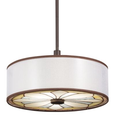 Louisa Drum Pendant/Semi-Flushmount by Kichler - Starlight Lighting USA and Canada